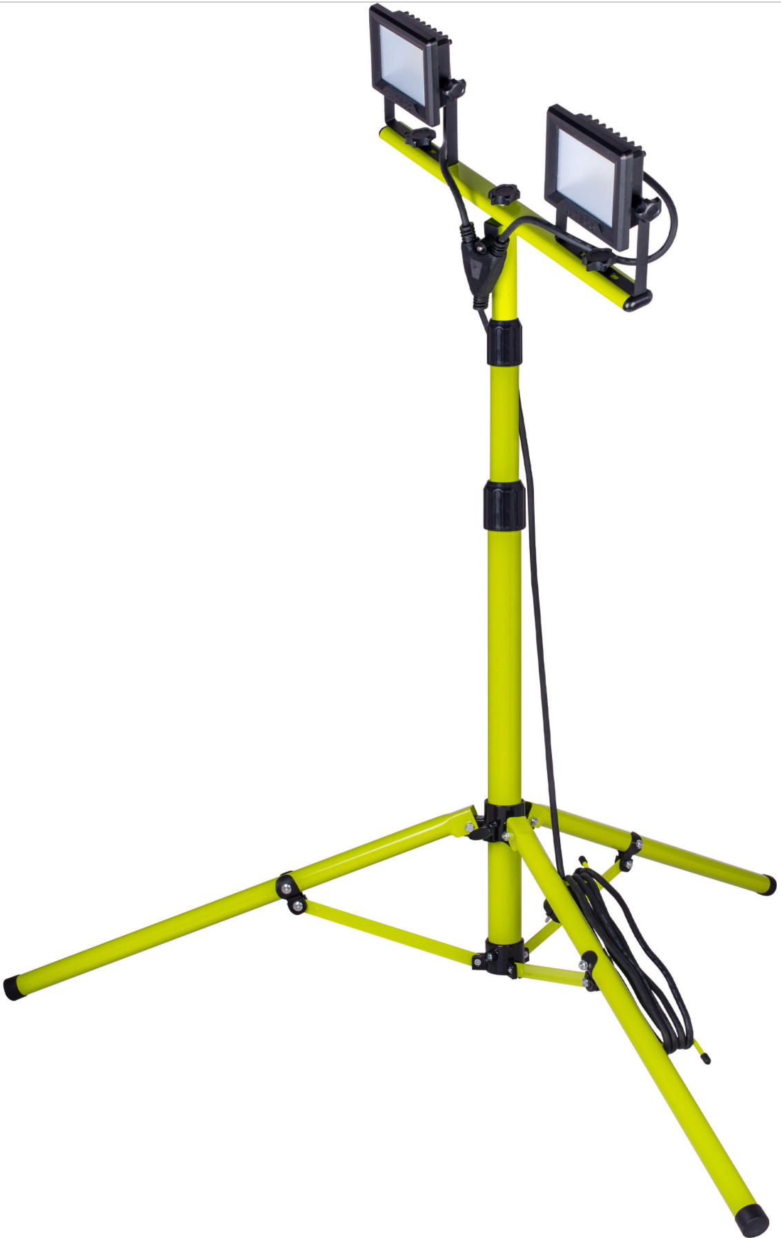 LED Projector with Tripod 2x20W – Neutral Light (5,000 K) – 3,200 lm – IP65 – Green