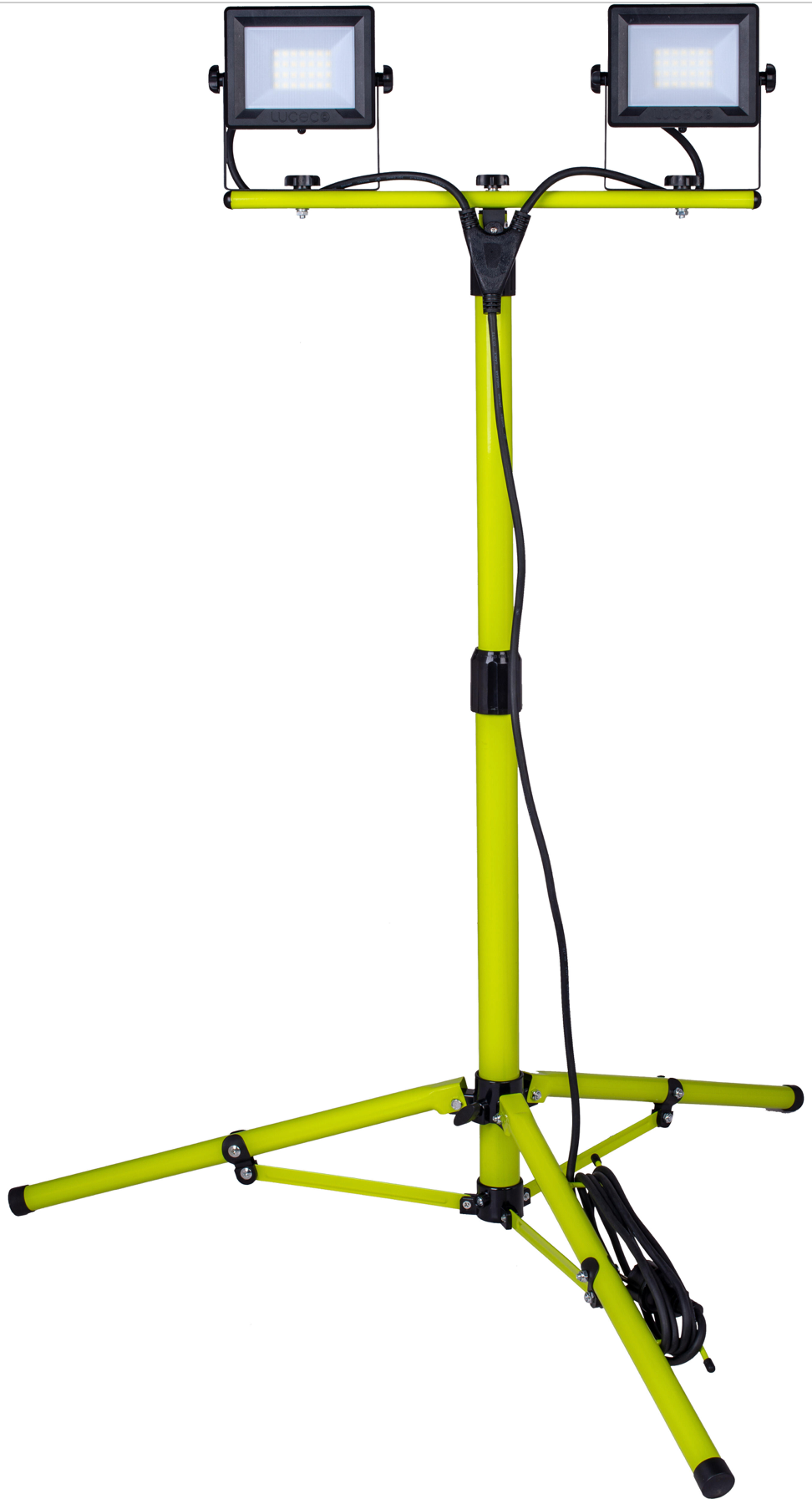 LED Projector with Tripod 2x20W – Neutral Light (5,000 K) – 3,200 lm – IP65 – Green