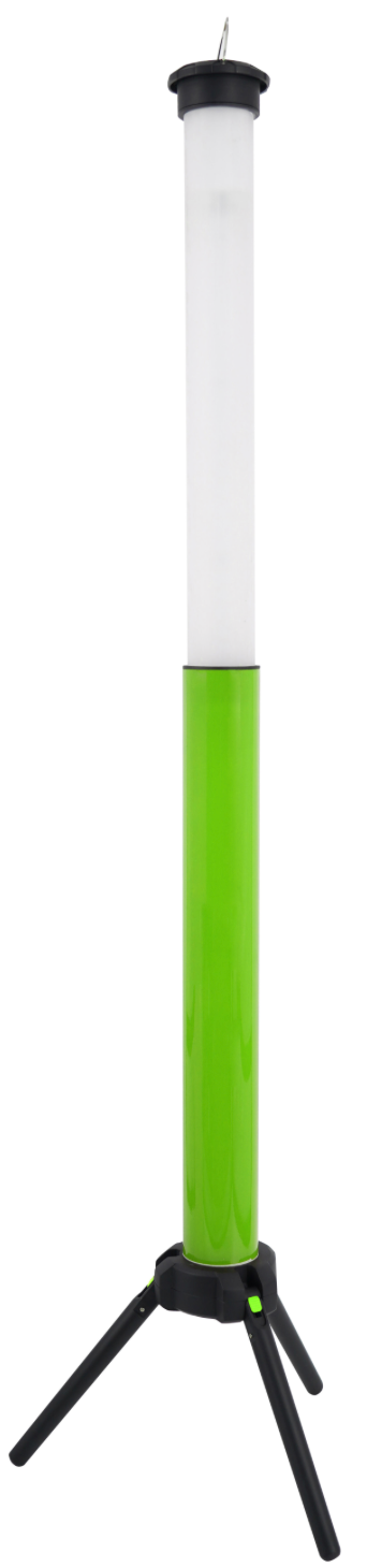 LED workshop spotlight 20W / 1500 lm – battery operated – 360° lighting – with tripod