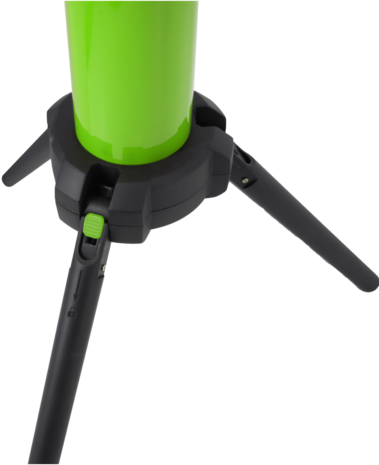 LED workshop spotlight 20W / 1500 lm – battery operated – 360° lighting – with tripod