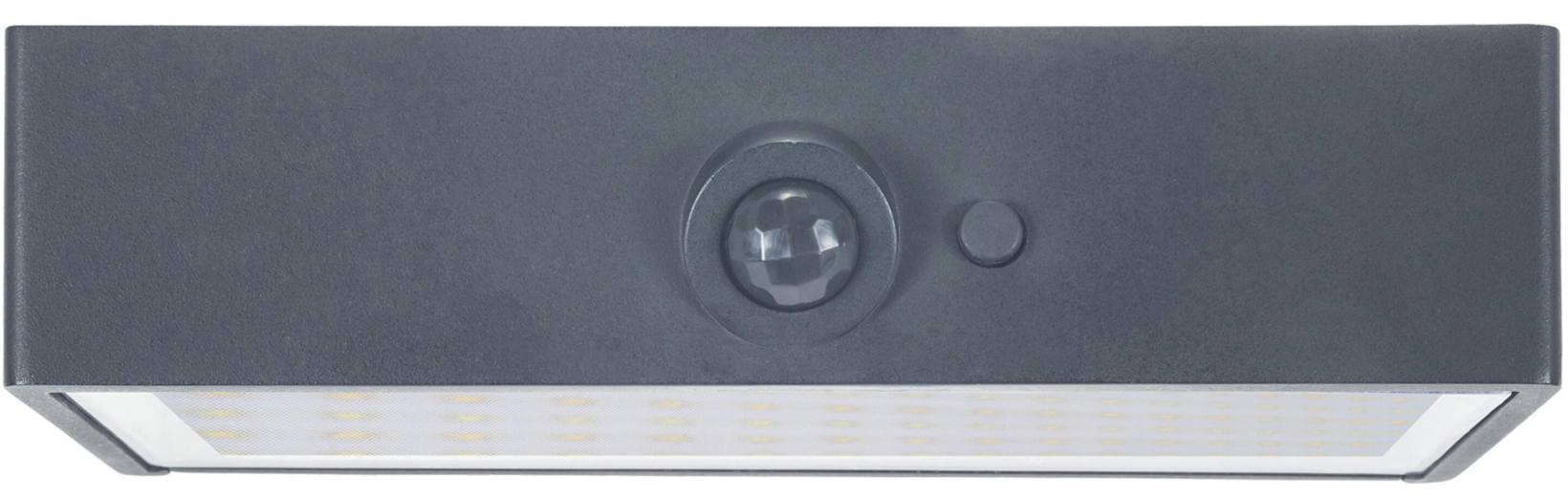 Leda 6.5W solar wall light – Neutral white (4,000K) – 960lm – IP54 – Black