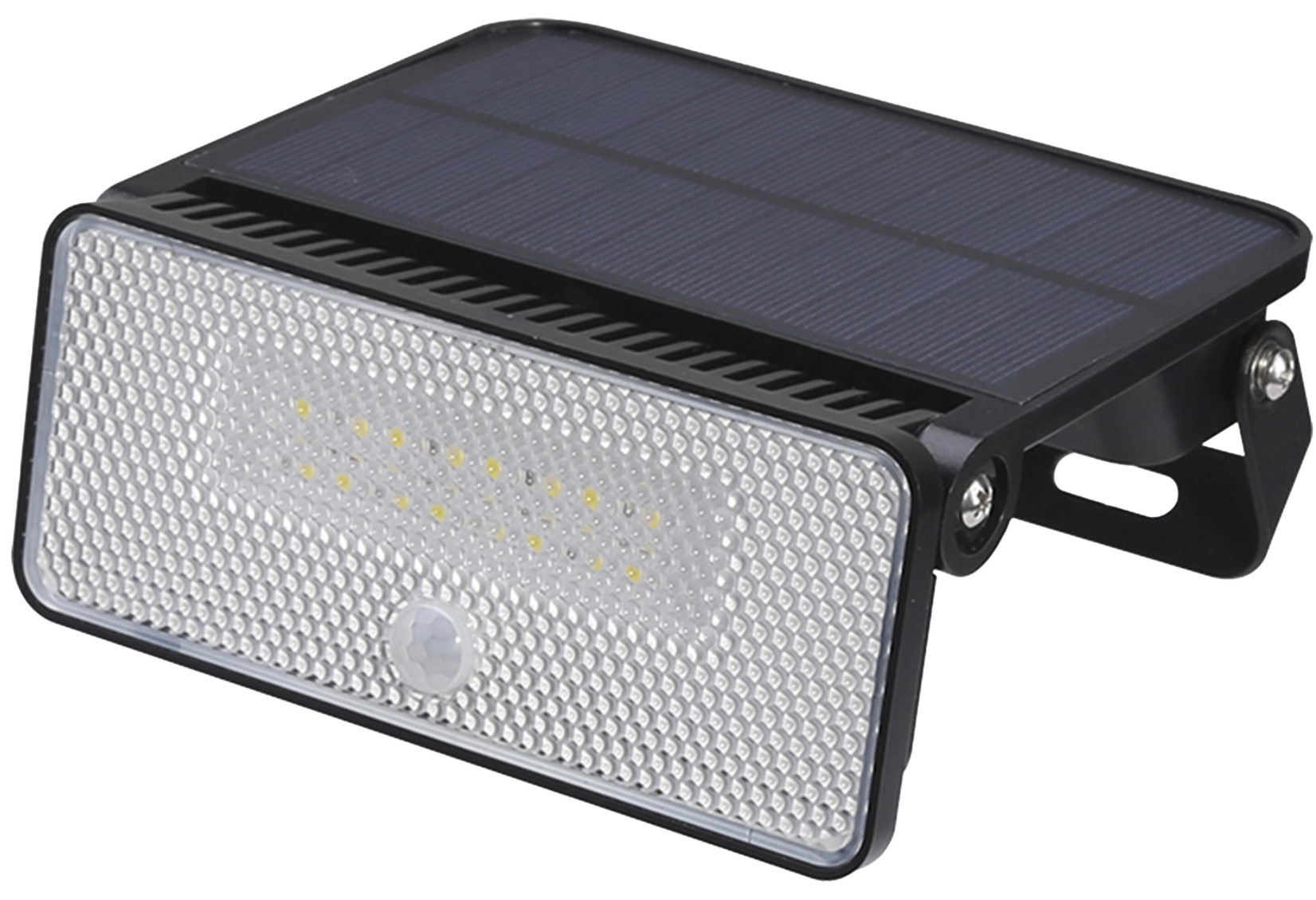 Solar floodlight 8W CCT with motion detector – Black – 1,300 lm – IP54