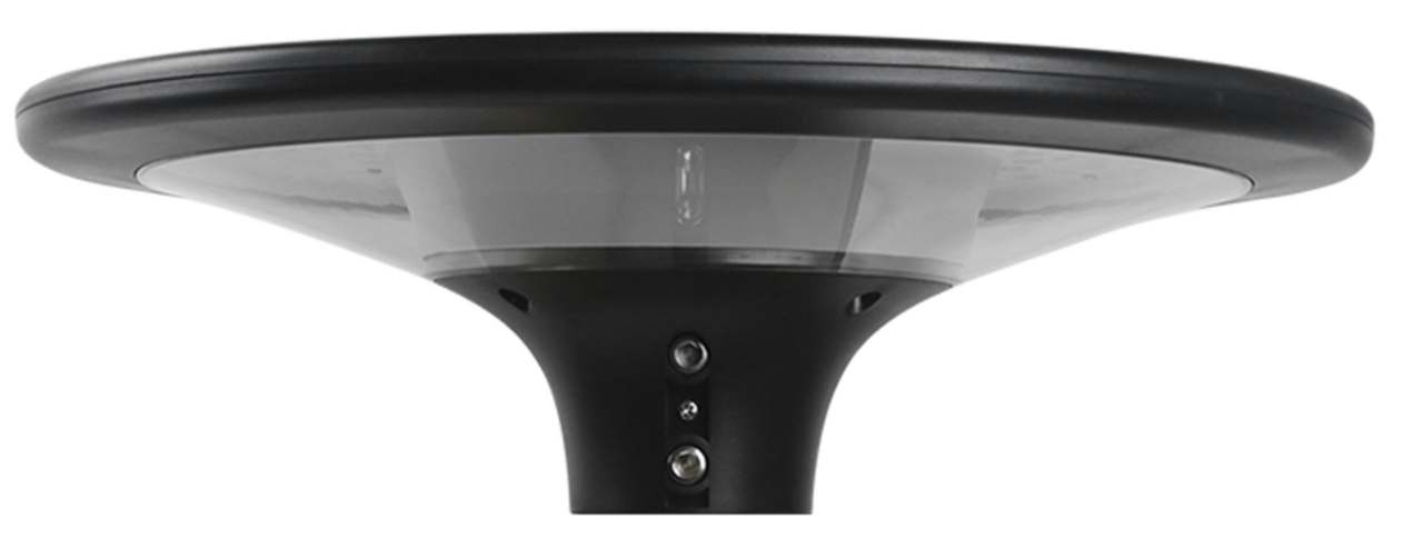 Solar‑Straßenleuchte 20 W – Kaltweiß (6 000 K) – 2 300 l m – IP65 – Schwarz