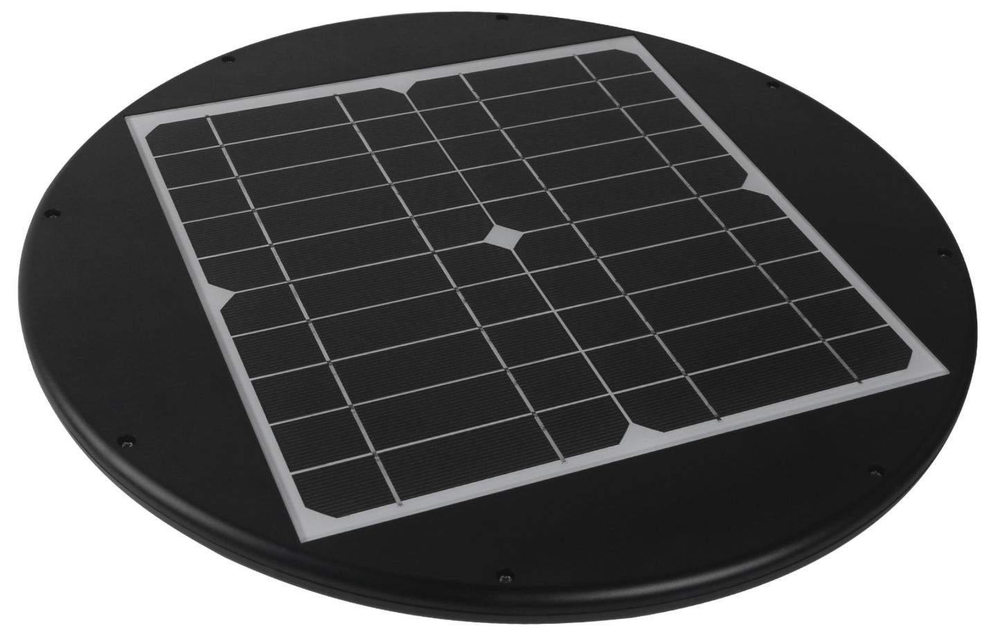 Solar‑Straßenleuchte 20 W – Kaltweiß (6 000 K) – 2 300 l m – IP65 – Schwarz