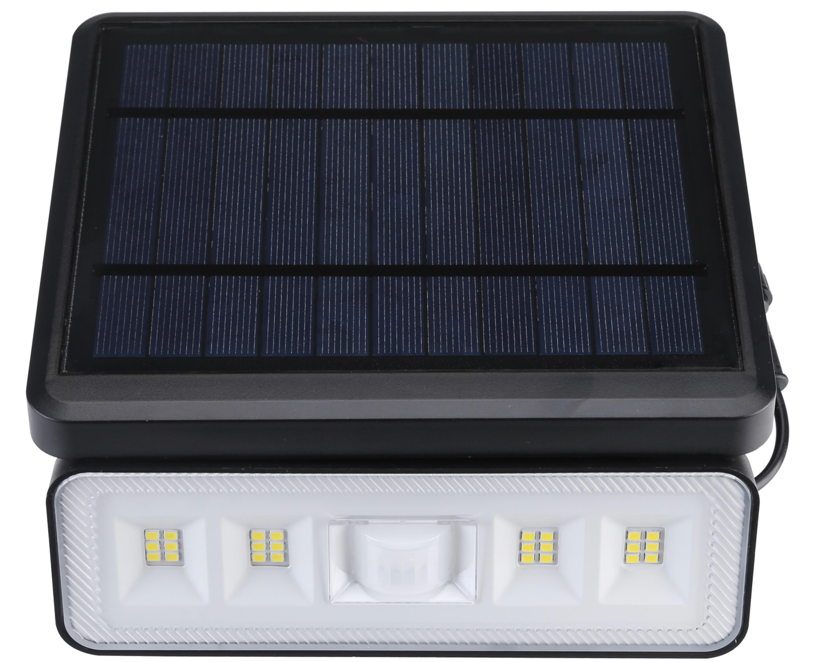Solar floodlight 8 W – neutral white (4000 K) – with motion detector – white/aluminum housing
