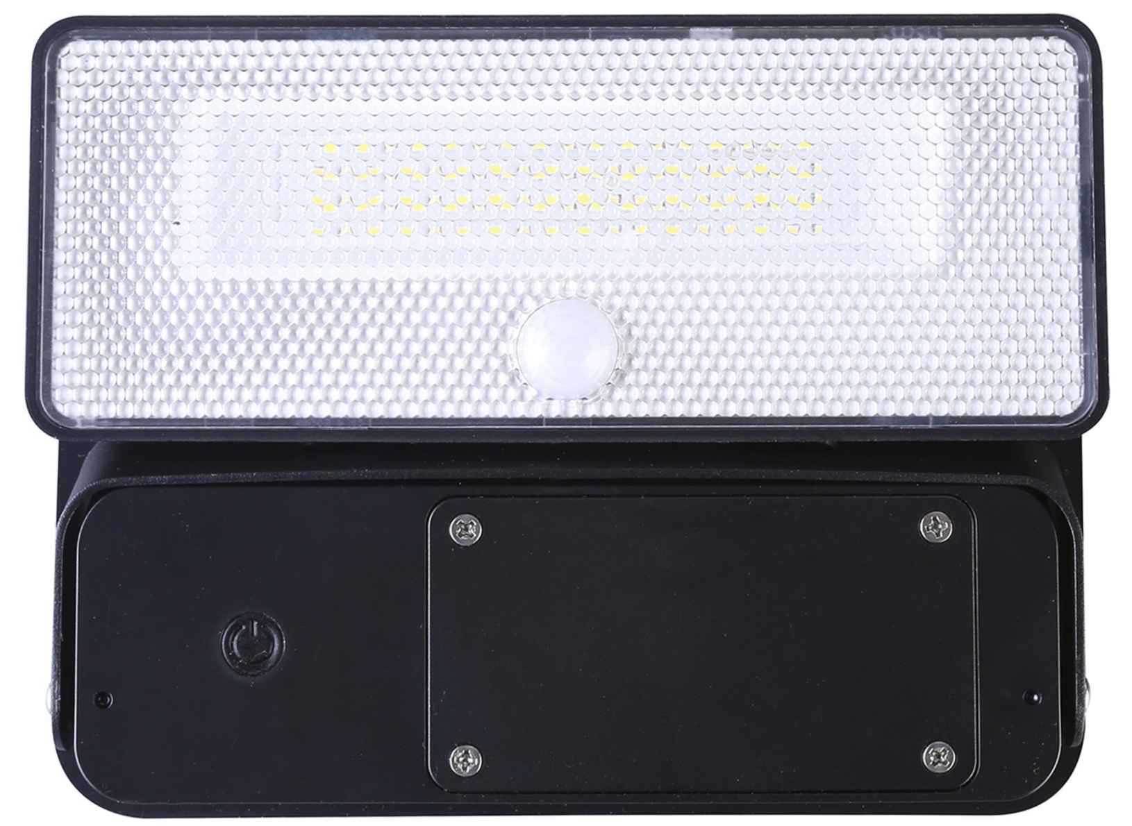 Solar floodlight 12 W – neutral white (4000 K) – with motion detector – black