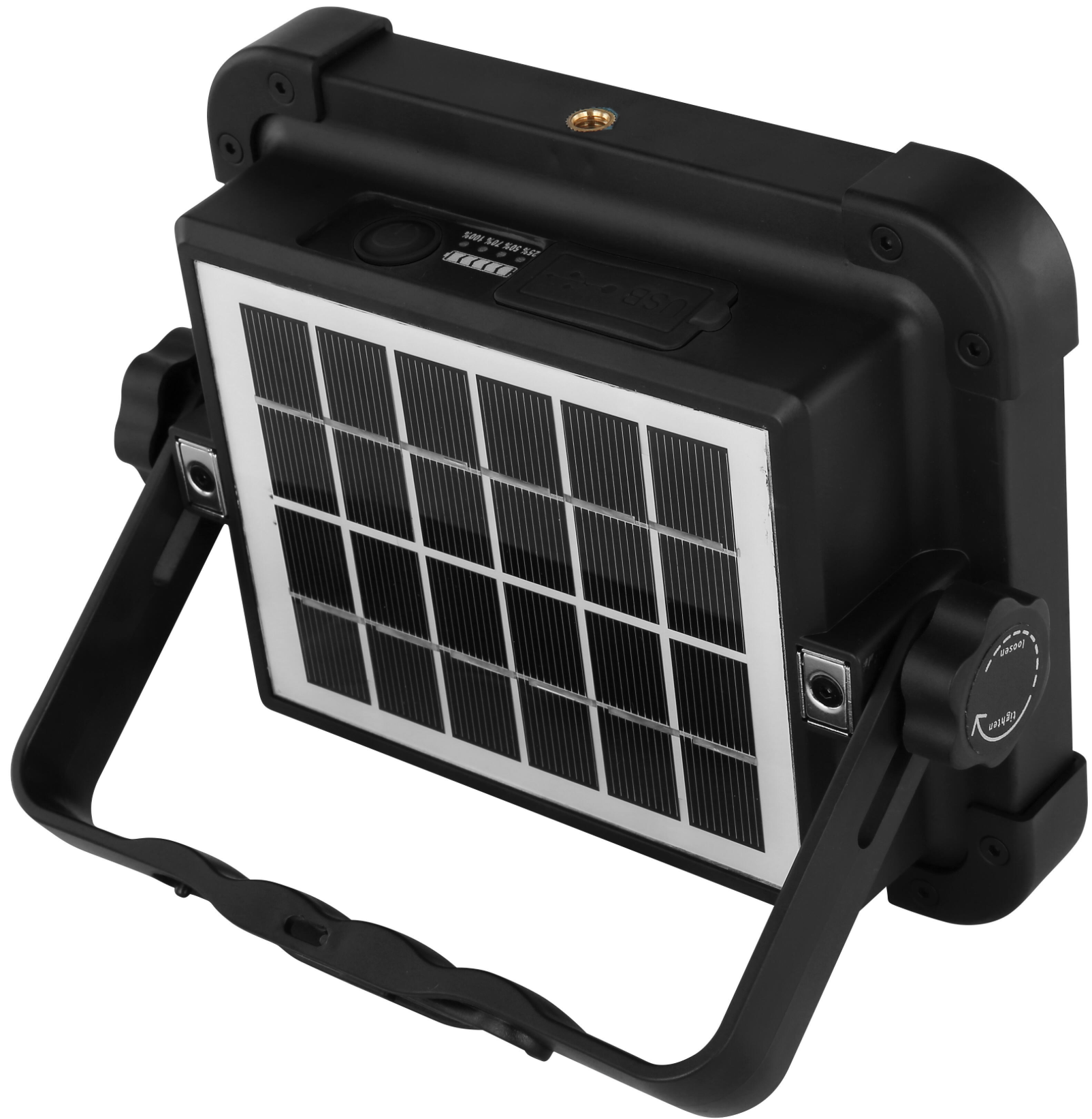 Solar floodlight 15 W – Neutral white (4000 K) – IP44 – dimmable