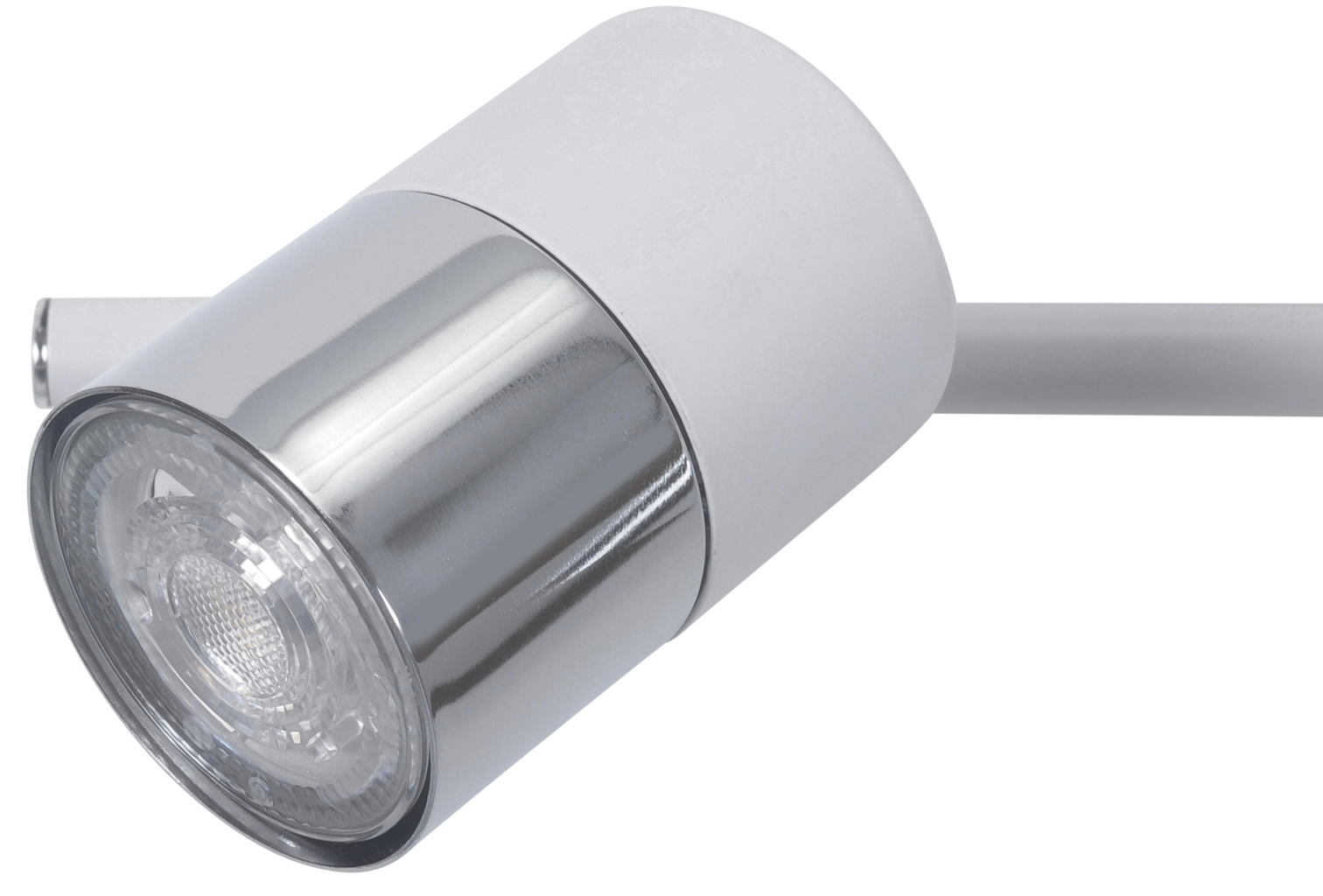3-light spotlight “Cloc” – White – IP20 – GU10 – Dimensions Ø 9 × 50 × 8 cm