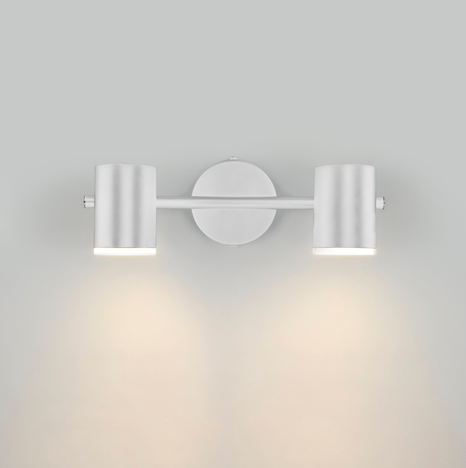 2-light LED spotlight “Artic” – 11.4 W – Neutral white – White – IP20 – Ø 9 × 30 × 8 cm