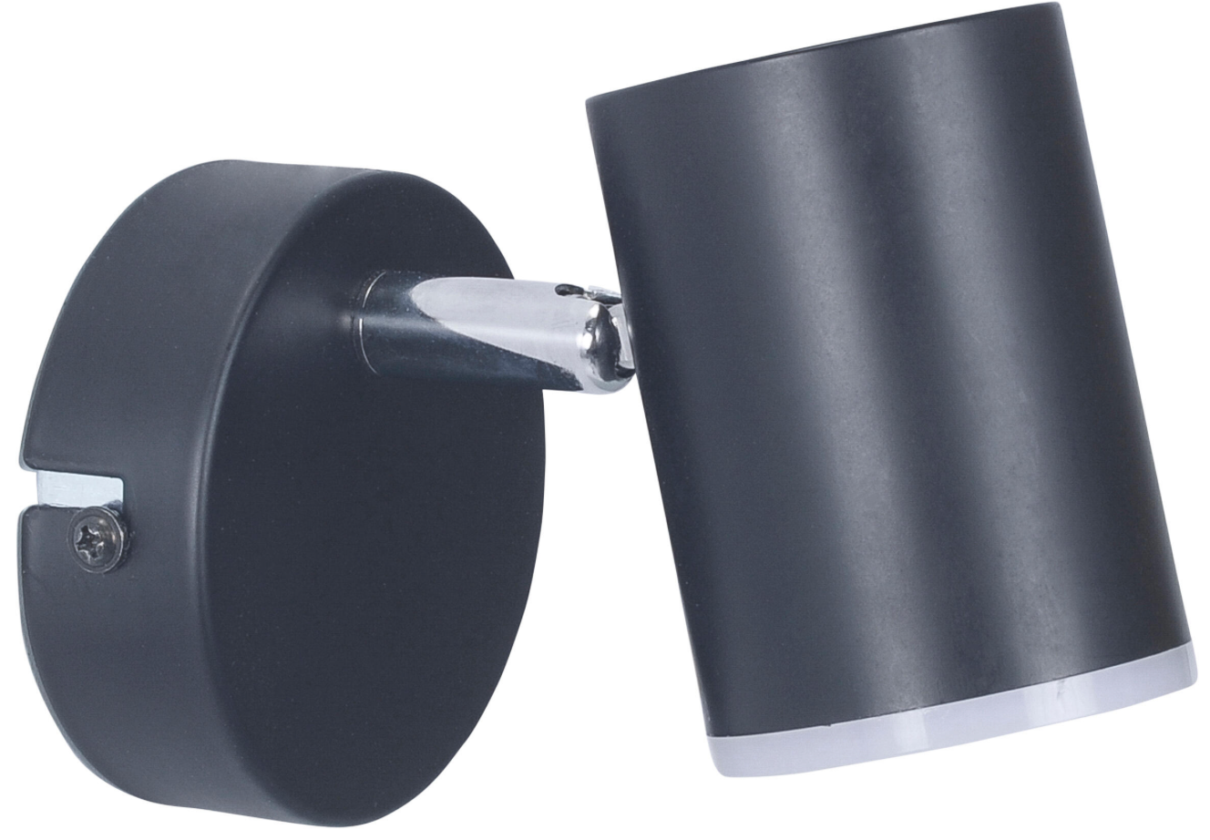 Single-bulb LED spotlight Artic – 5.7 W – Neutral white – Black – IP20 – Ø 8 × 8 cm