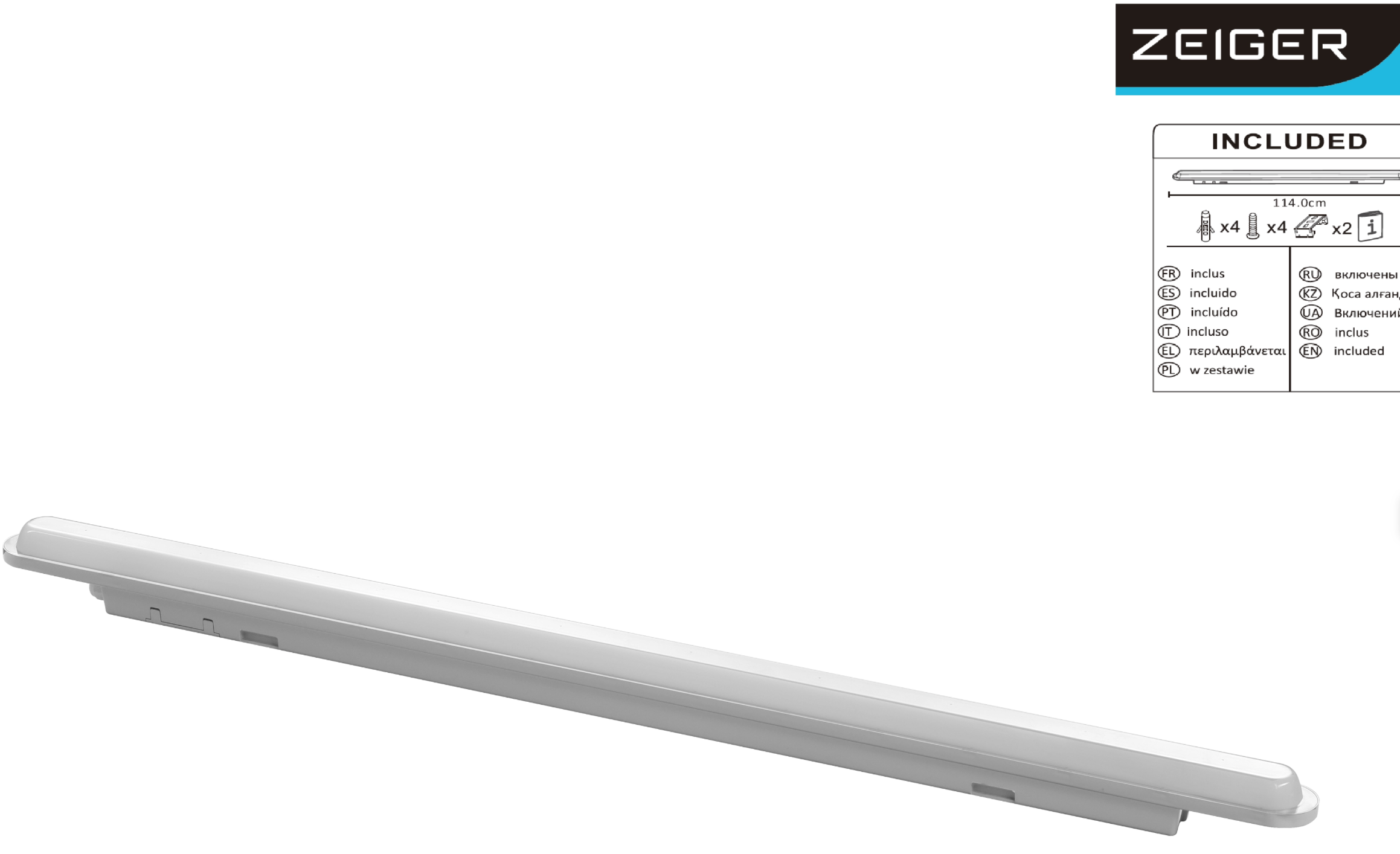 LED panel light 114 cm – 20 W, neutral white