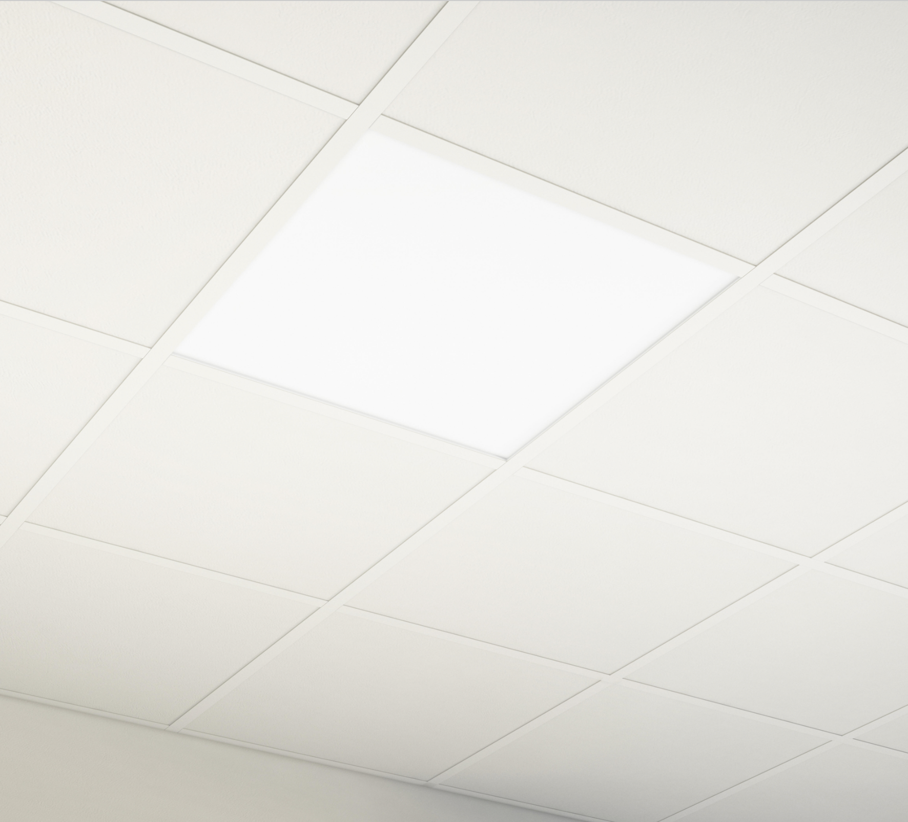 LED recessed panel 60×60 cm – 29.5 W, cool white