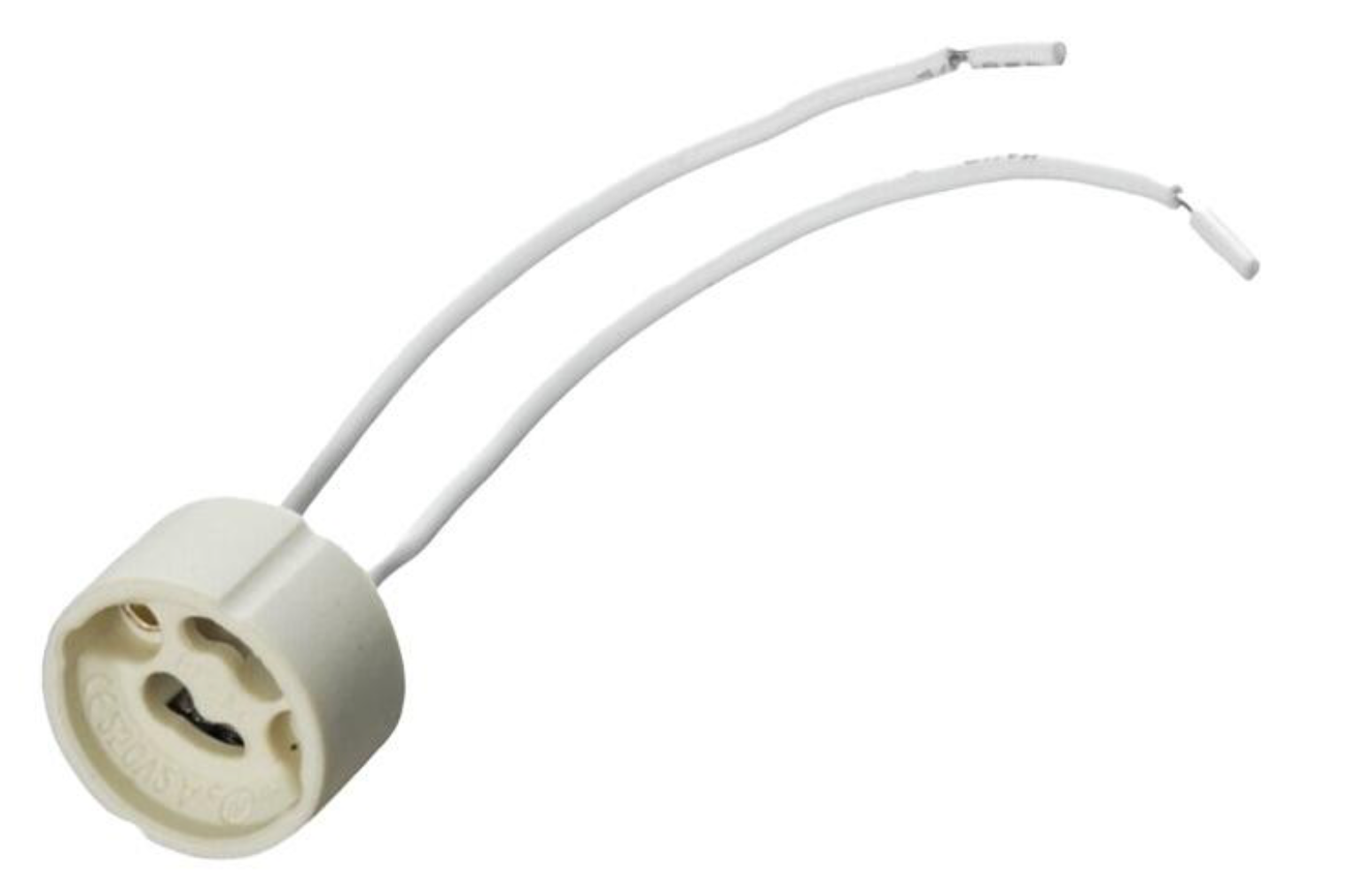 GU10 socket adapter – porcelain, 230 V, indoor use, pack