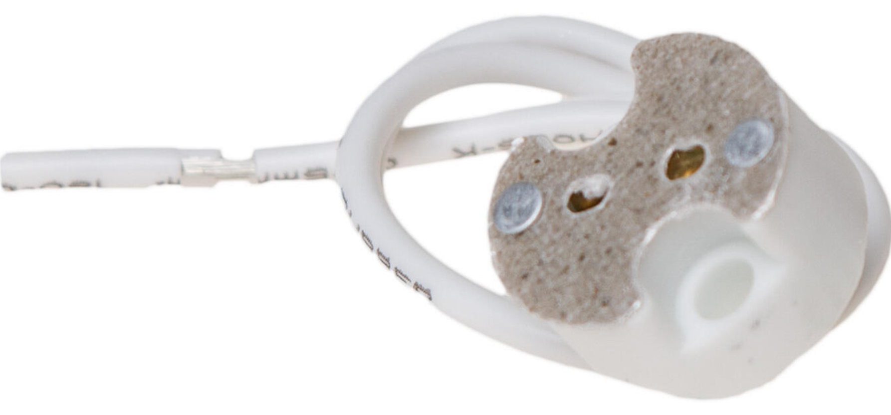 Socket adapter GU5.3 – porcelain, 12 V, for indoor use