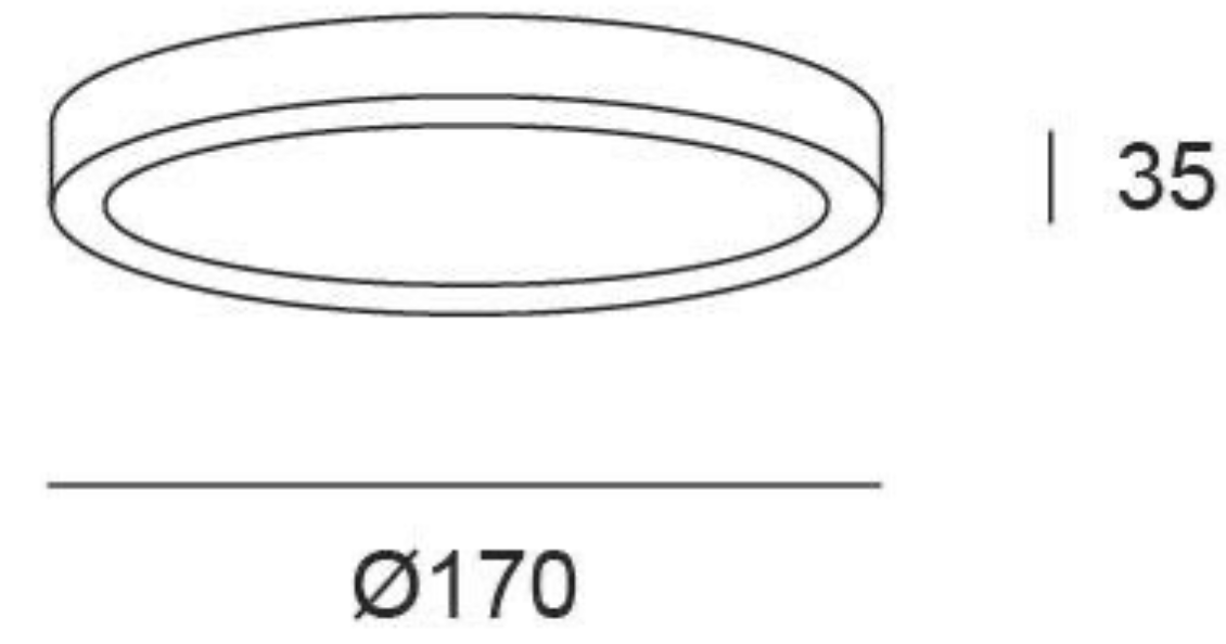 LED surface light, round, black, 12 W – CCT (warm/neutral/cool white) – 1620 lm