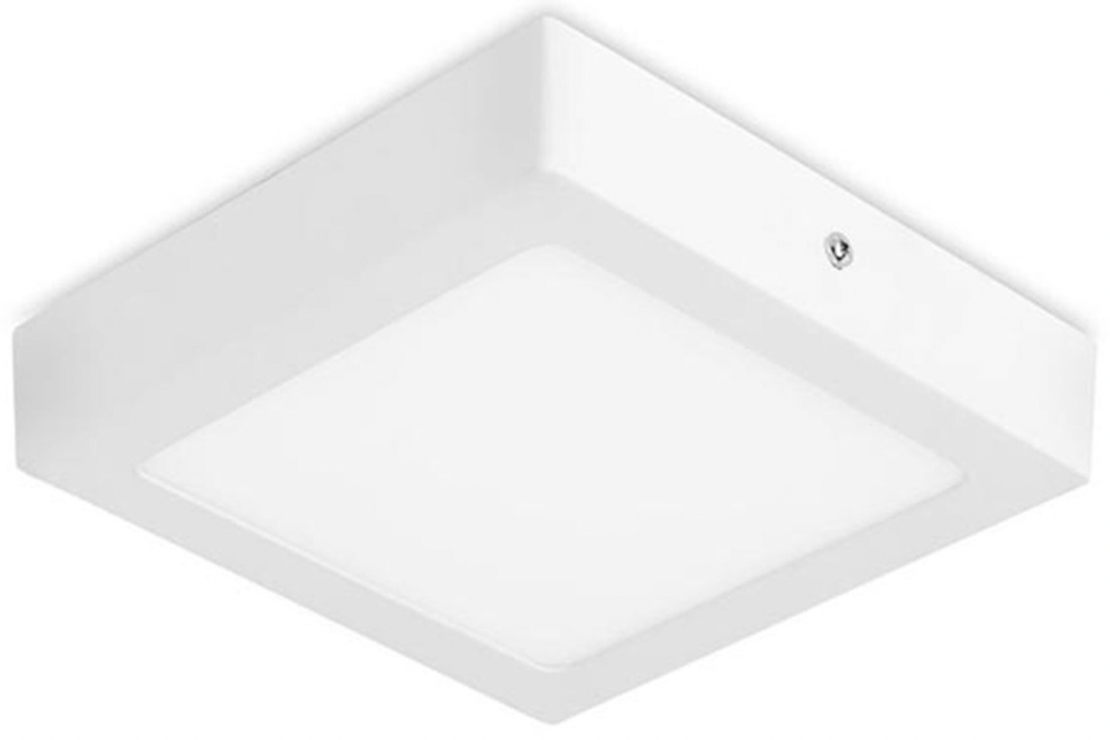 LED surface light, square, white, 18 W – CCT (warm/neutral/cool white), 2430 lm