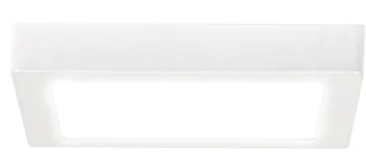 LED surface light, square, white, 24 W – CCT (warm/neutral/cool white), 300 × 300 mm