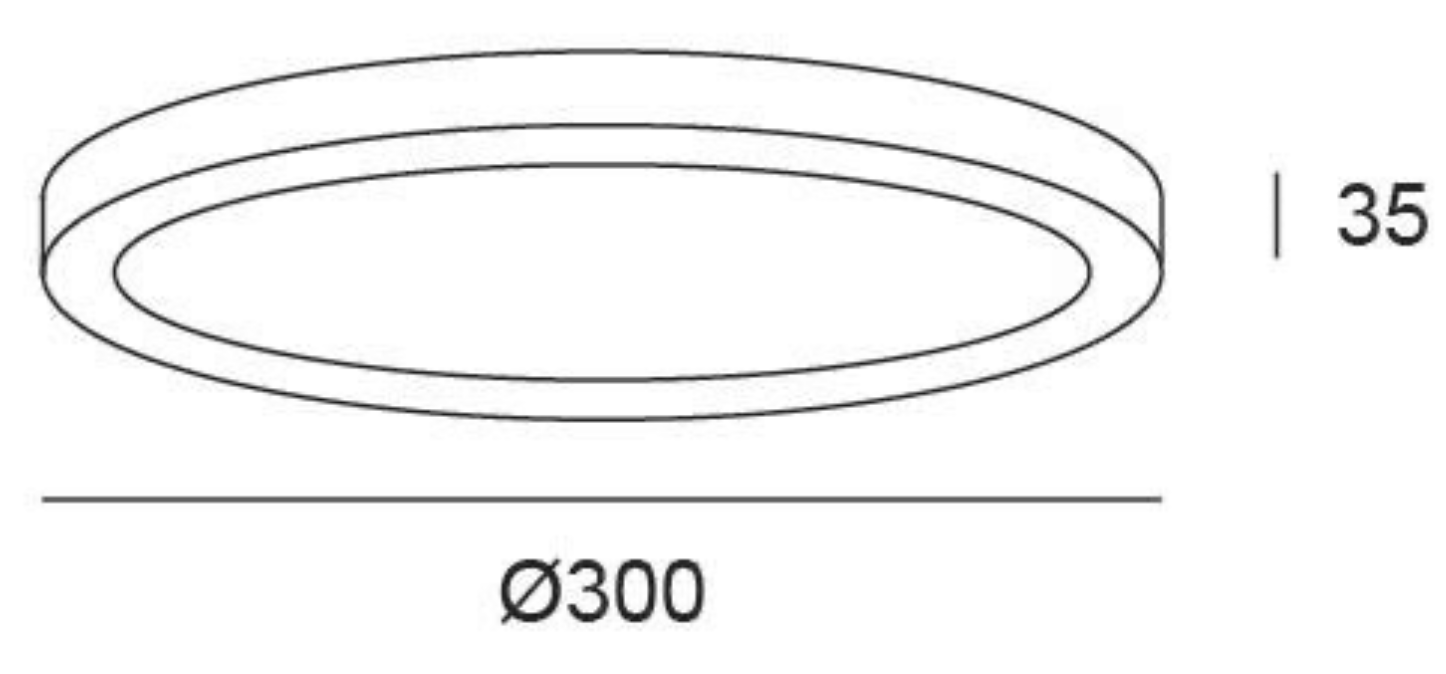 LED surface-mounted light, round, white, 24 W – CCT (warm/neutral/cool white) – 3240 lm