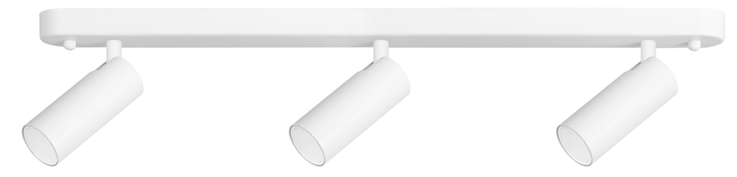 3-SPOTLIGHT LED spotlights Logos – 12.6W – Neutral white – IP20 – White