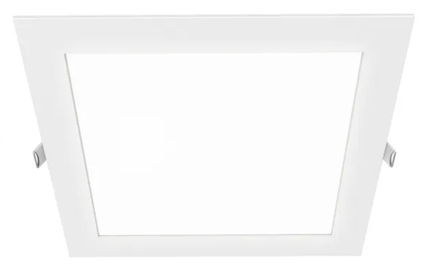 LED recessed light, square, white, 24 W – CCT