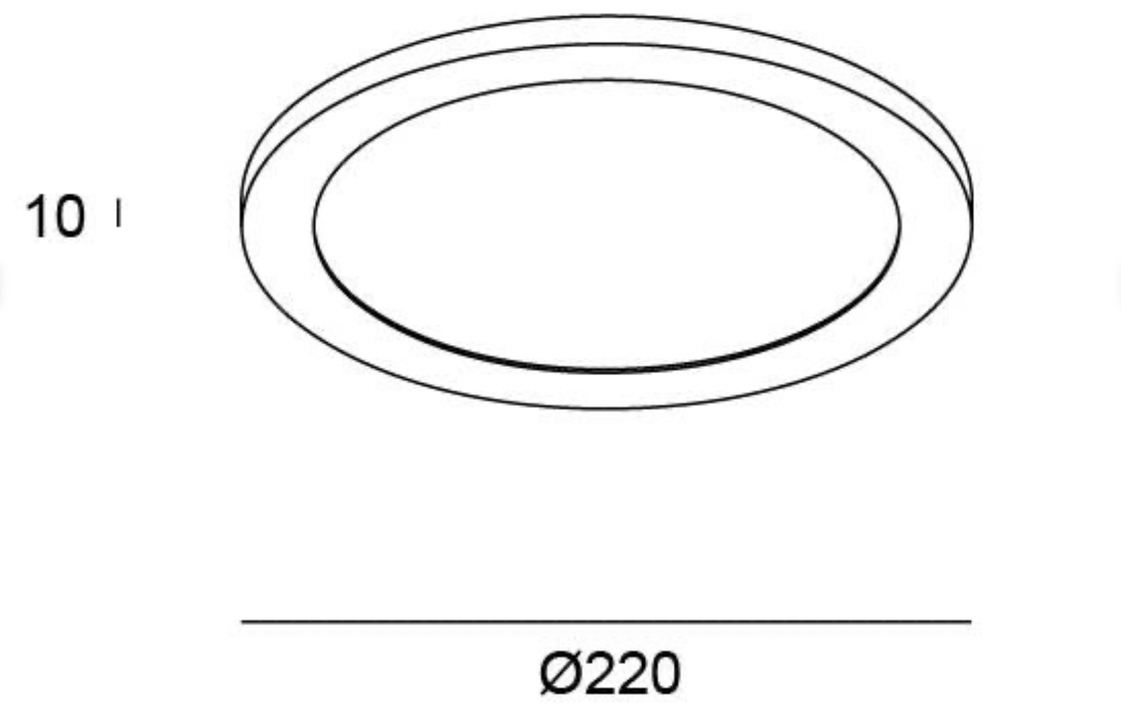 LED recessed light, round, white, 18 W – CCT (warm/neutral/cool white) – adjustable
