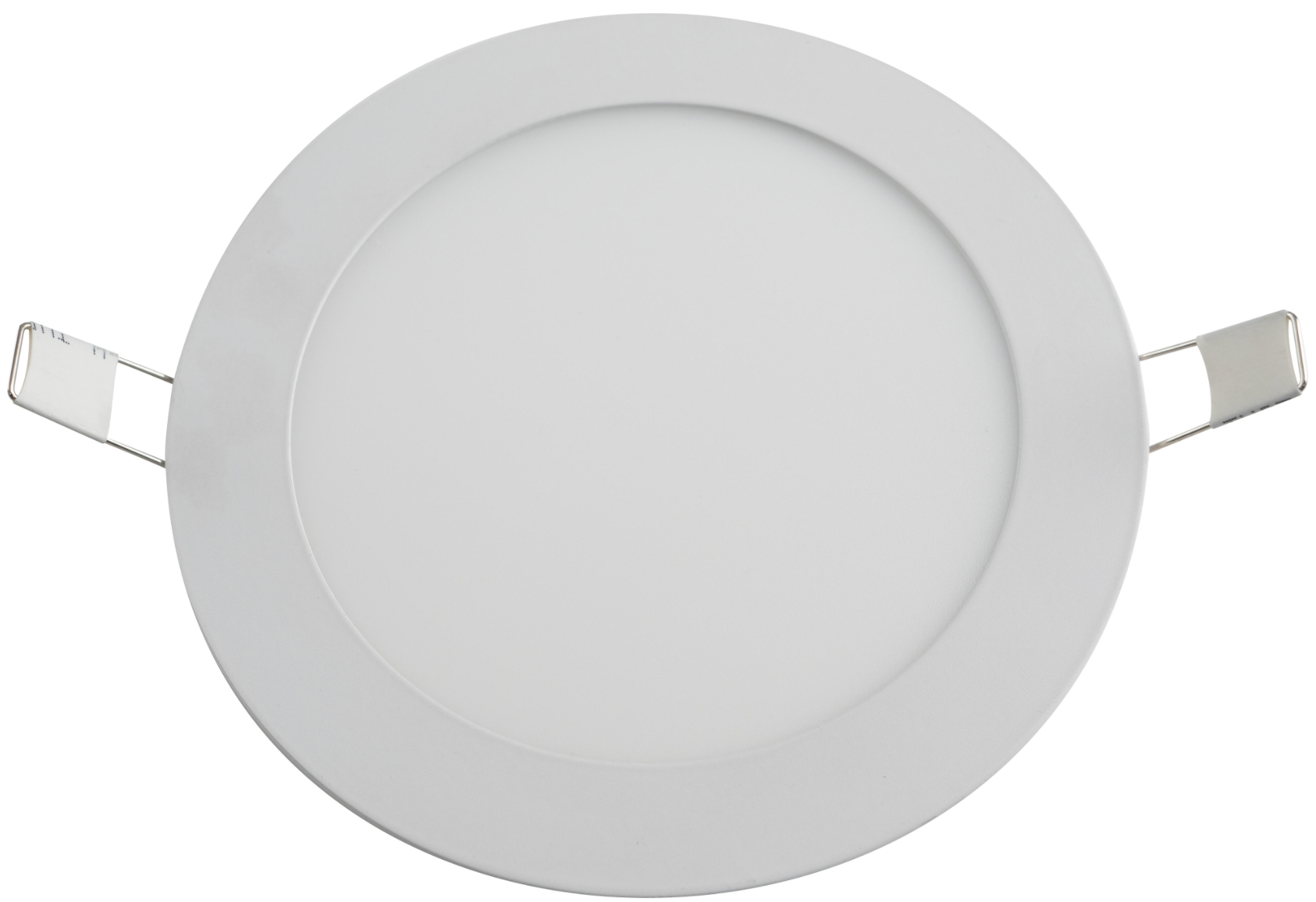 LED recessed light, round, white, 12 W – cool white 5700–6000 K
