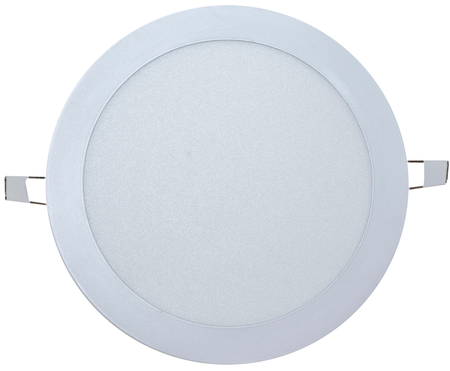 LED recessed light, round, white, 12 W – cool white 5700–6000 K