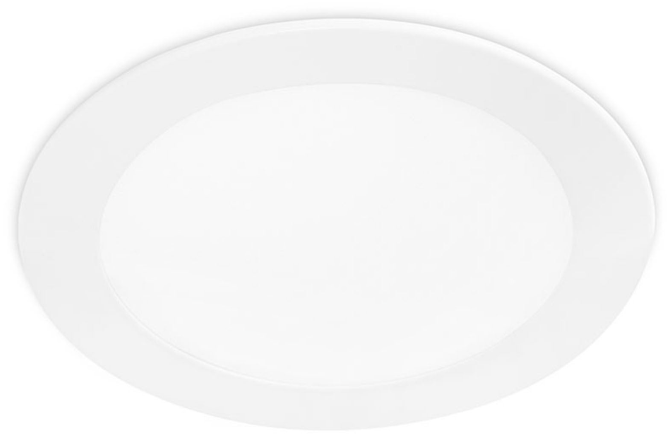 LED recessed light, round, white, 6 W – cool white, 6000 K