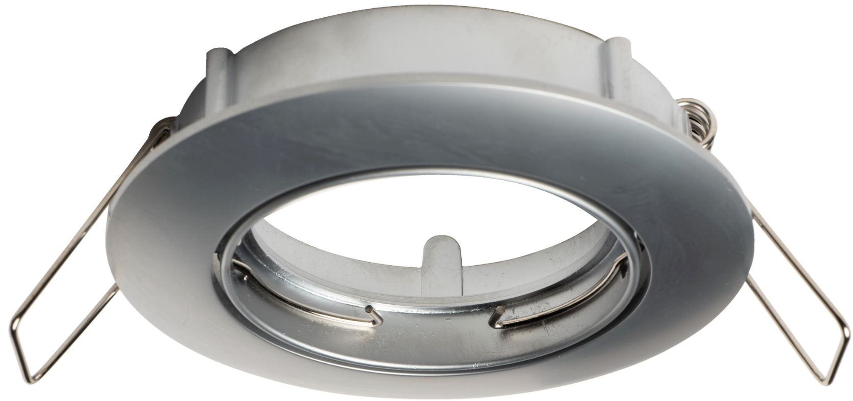 Round recessed frame – Swivel – GU10 – Matt chrome