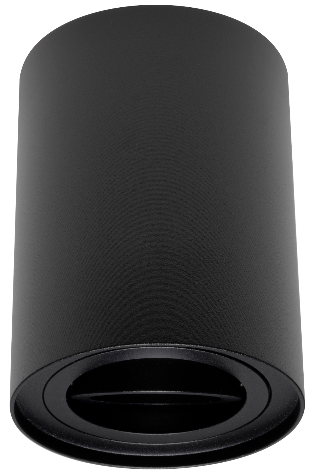 Swiveling GU10 surface frame for building construction – Black – Ø 96 mm – IP20