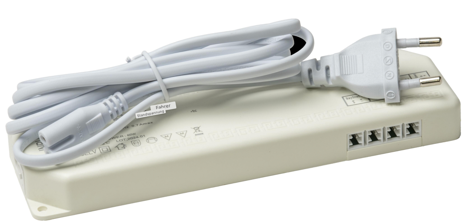 60 W 12 V power supply for LED profile