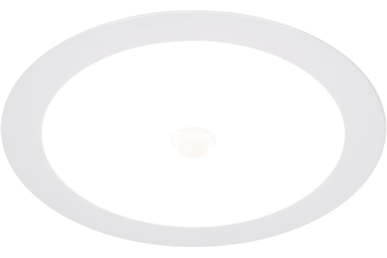 LED recessed light, round, white, 18 W – CCT (3000/4000/6000 K) – with sensor
