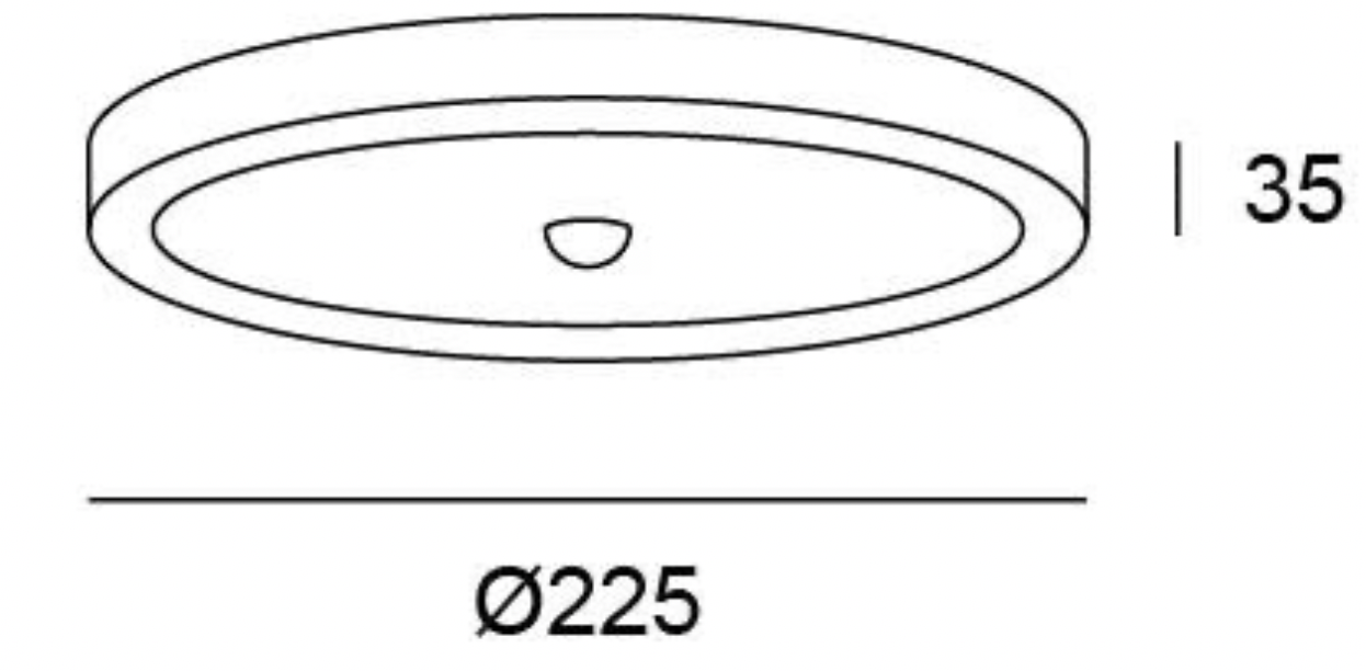 LED recessed light, round, white, 18 W – CCT (3000/4000/6000 K) – with sensor