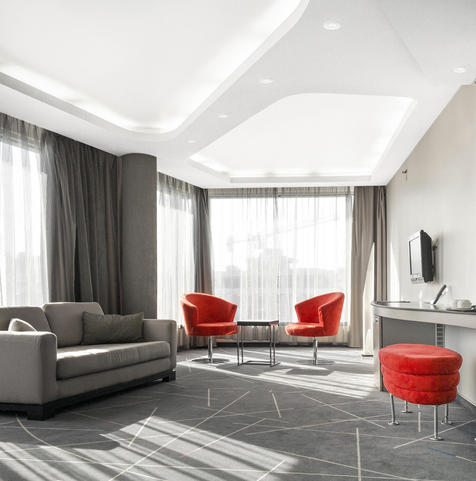 Round Fix IP65 mounting frame – White – Aluminum – Ø 96 mm