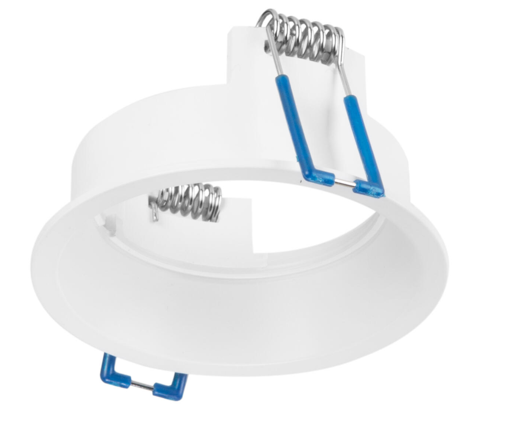 Fixed/deep mounting frame – IP54 Mix White – Ø 80 mm – Aluminum