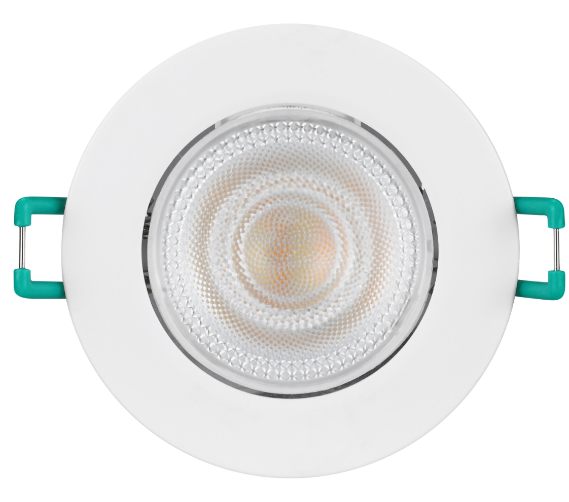 LED recessed spotlight 4.8 W – White – Neutral white (4000 K) – IP65 – Ø 90 mm