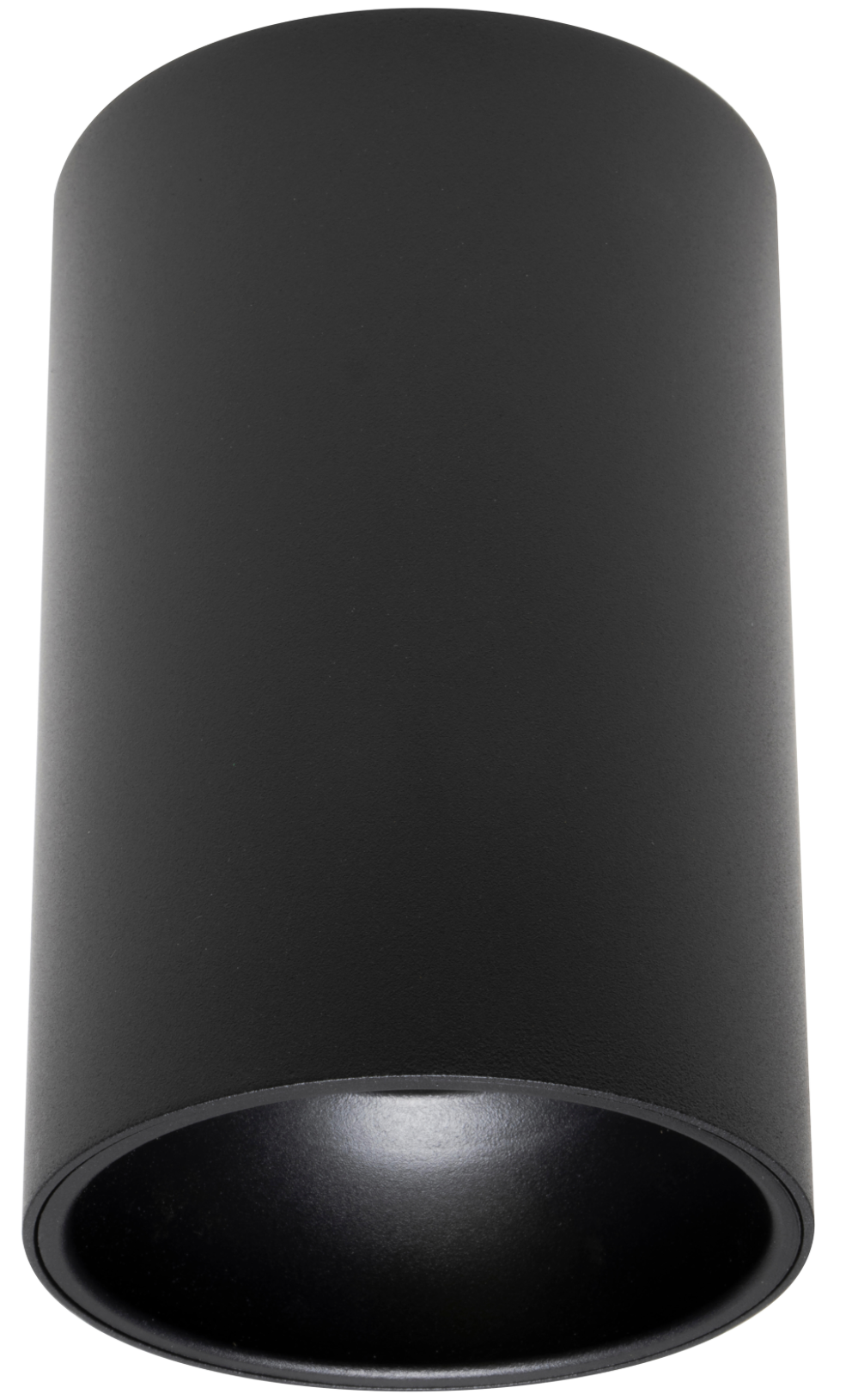 Fixed building edge GU10, LED recessed frame – Black – Ø 90 mm