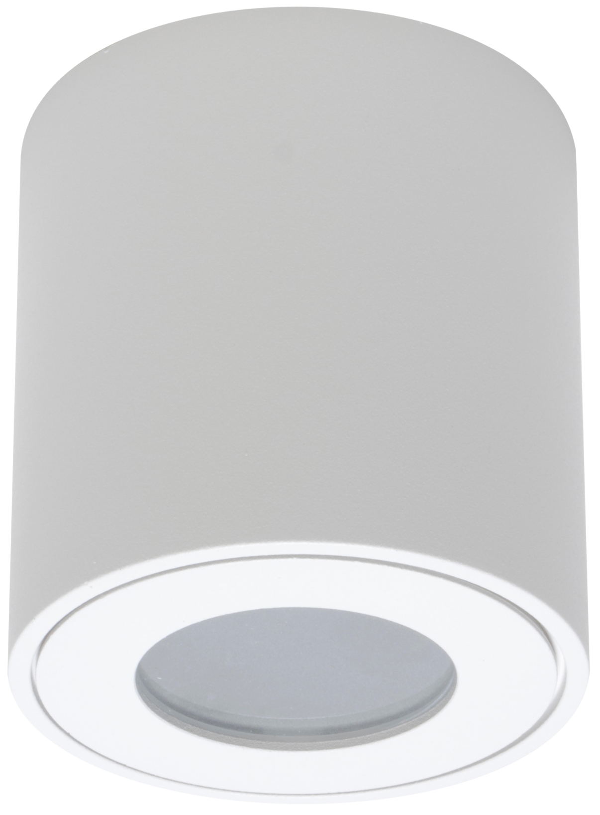 Round surface spot frame, fixed – Ø 80 × 85 mm, matt white, IP44