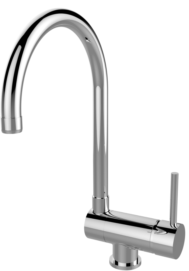 Surrey eenhendel keukenkraan – verchroomd / Zamak / messing