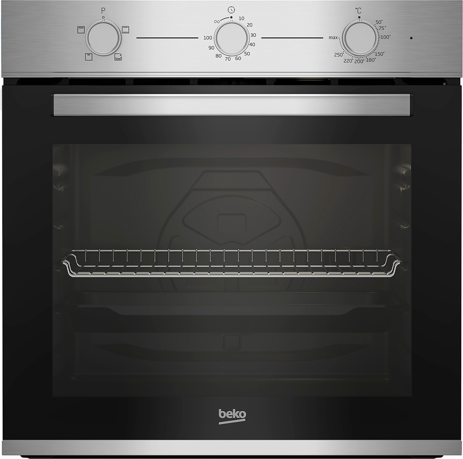 Beko Built-in Oven BIC – Stainless Steel – 77 L – 4 Functions – Mechanical Controls