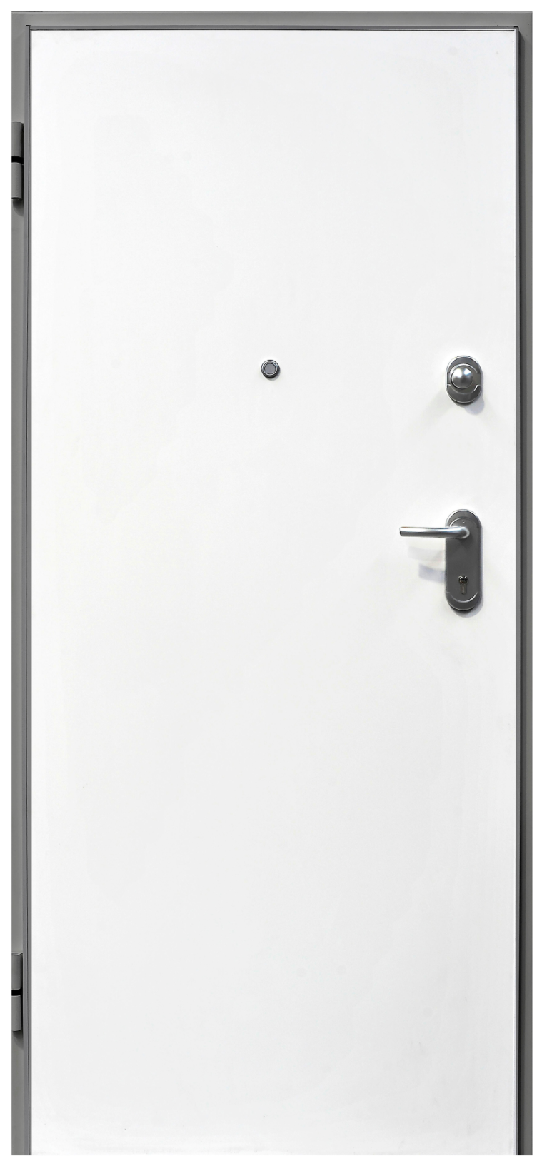 Security Door VT5 – Gray/White – Right – 80 × 203 cm
