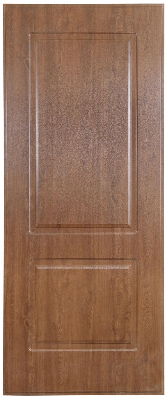 Exterior Panel for Security Door – PVC Wood Finish – 2 Sections