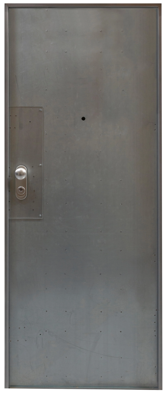 Security door frame/structure 203 × 80 cm – right – for panel covering