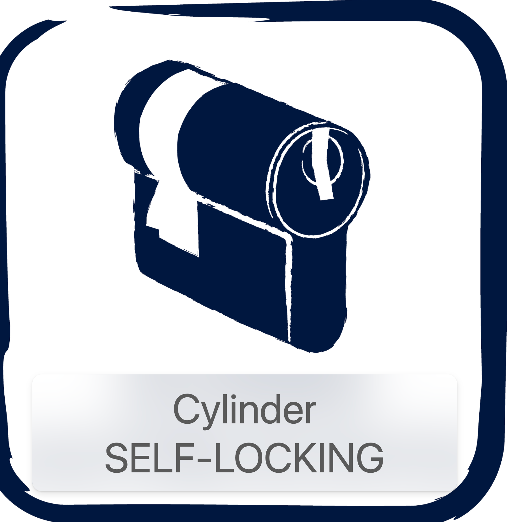 Sparta 5 left-hand security door blank – steel, 203x80 cm