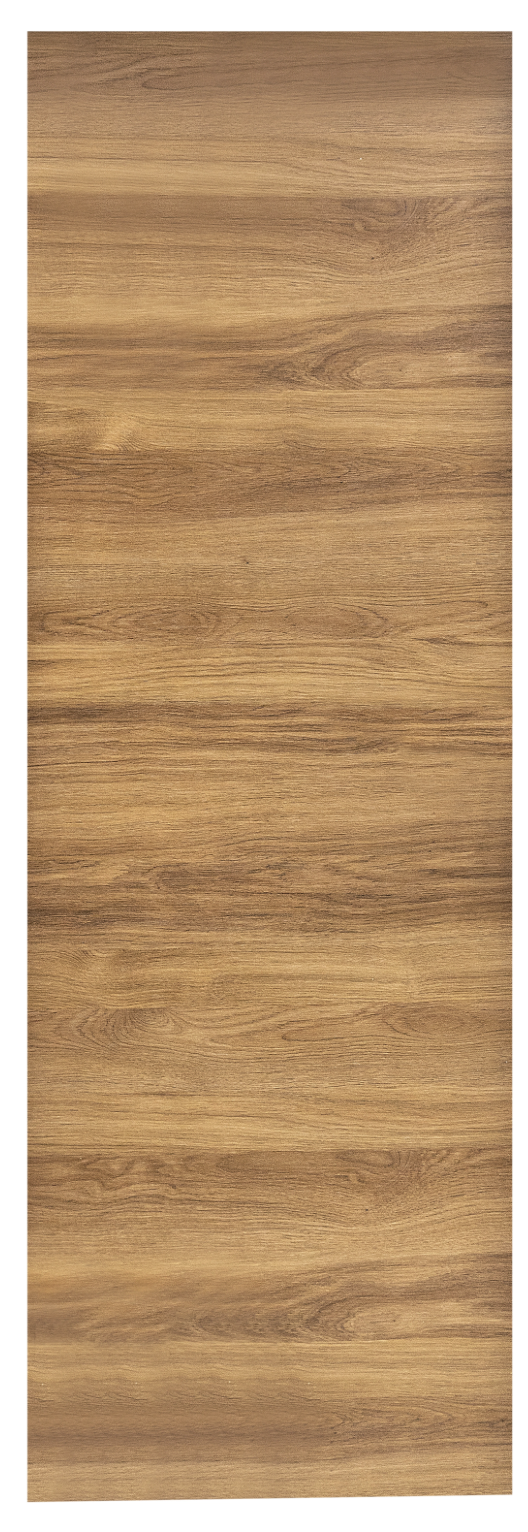 Interior trim panel for armored door – smooth vinyl walnut