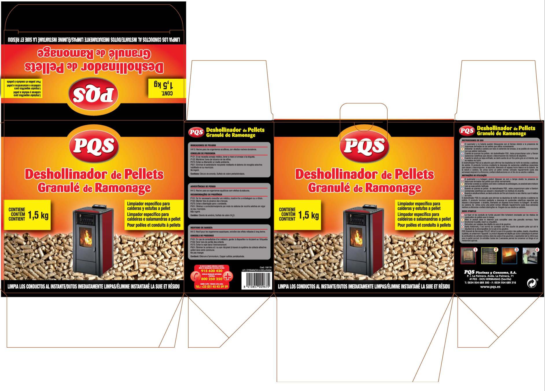 Deshollinador Pellet Cleaning Powder – 1.5 kg