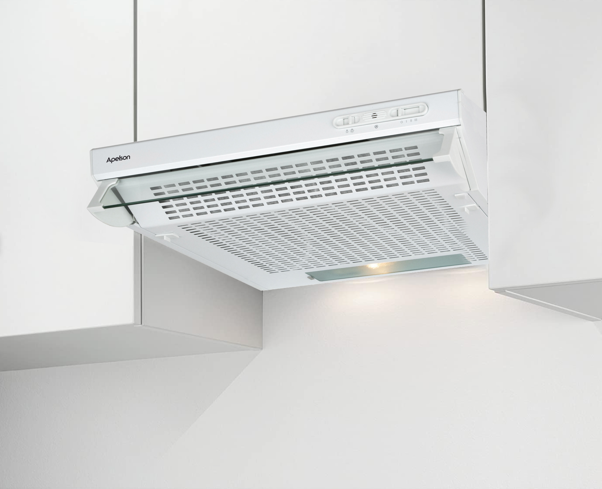Built-in extractor hood 60 cm – White – Apelson Air 102 II