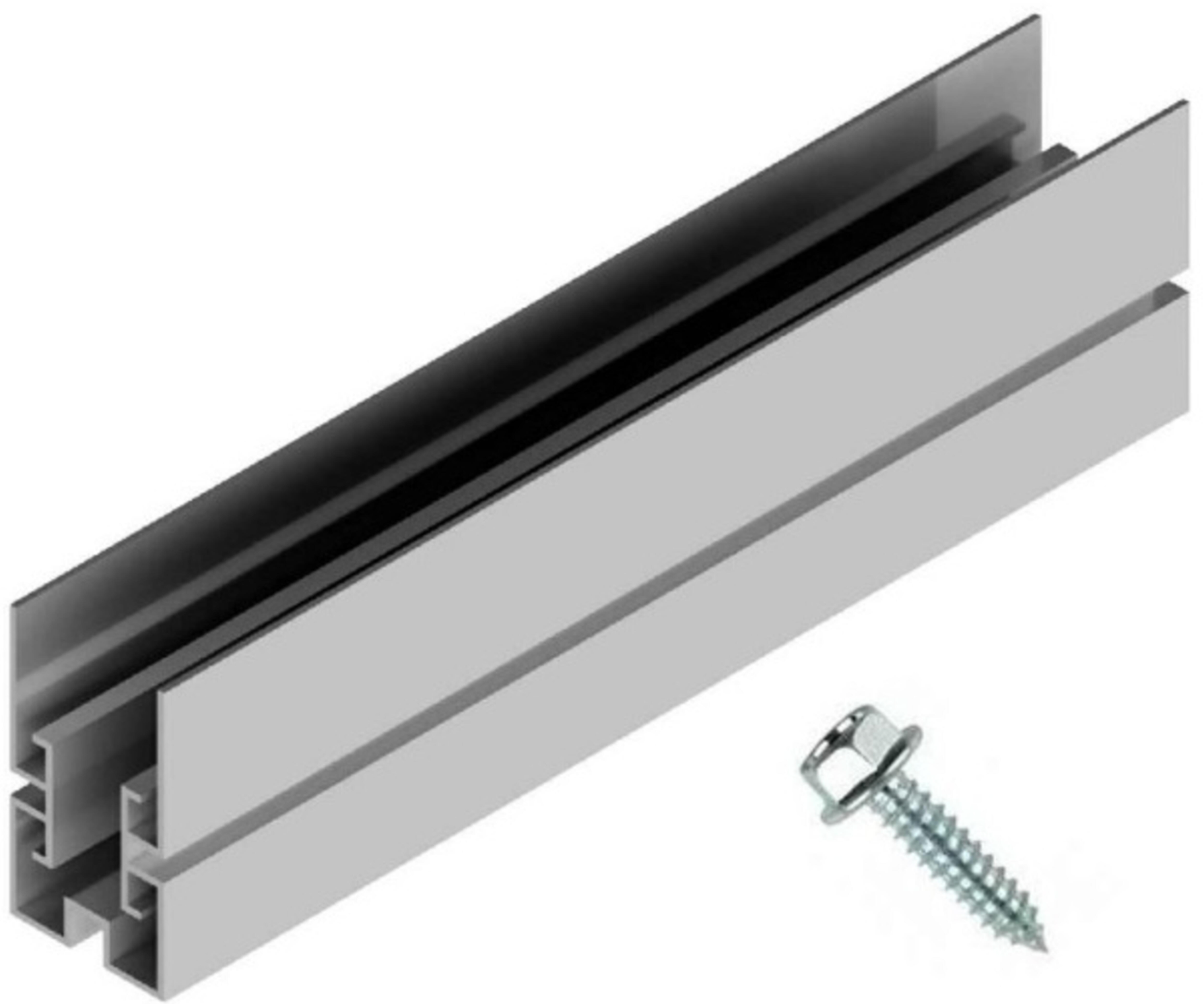 Unión Perfil G1 Sunfer – Connector for mounting profiles – 2 pieces – Aluminum