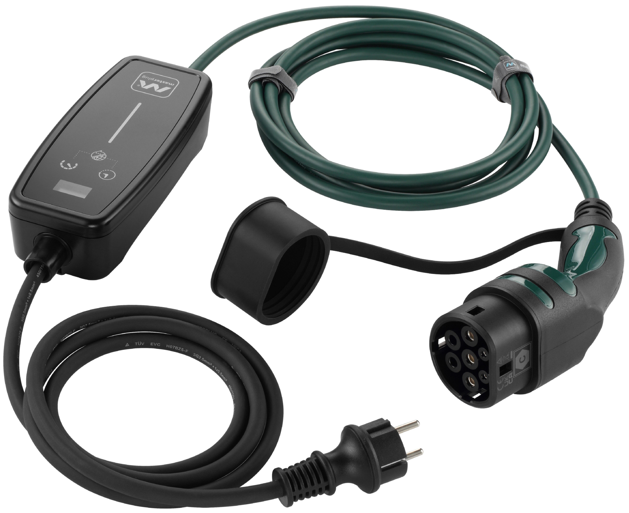 Tragbares EV-Ladegerät – 3.6 kW – Monophasig – Typ 2 – IP65 – mit Tragetasche