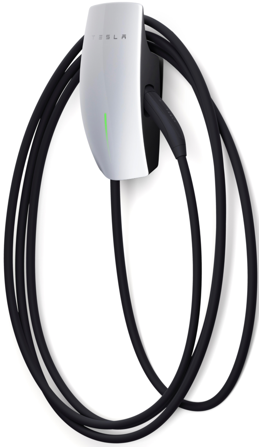 Tesla EV-Ladestation – 7,4 kW / 22 kW – Monophasig & Dreiphasig – WLAN – Silber